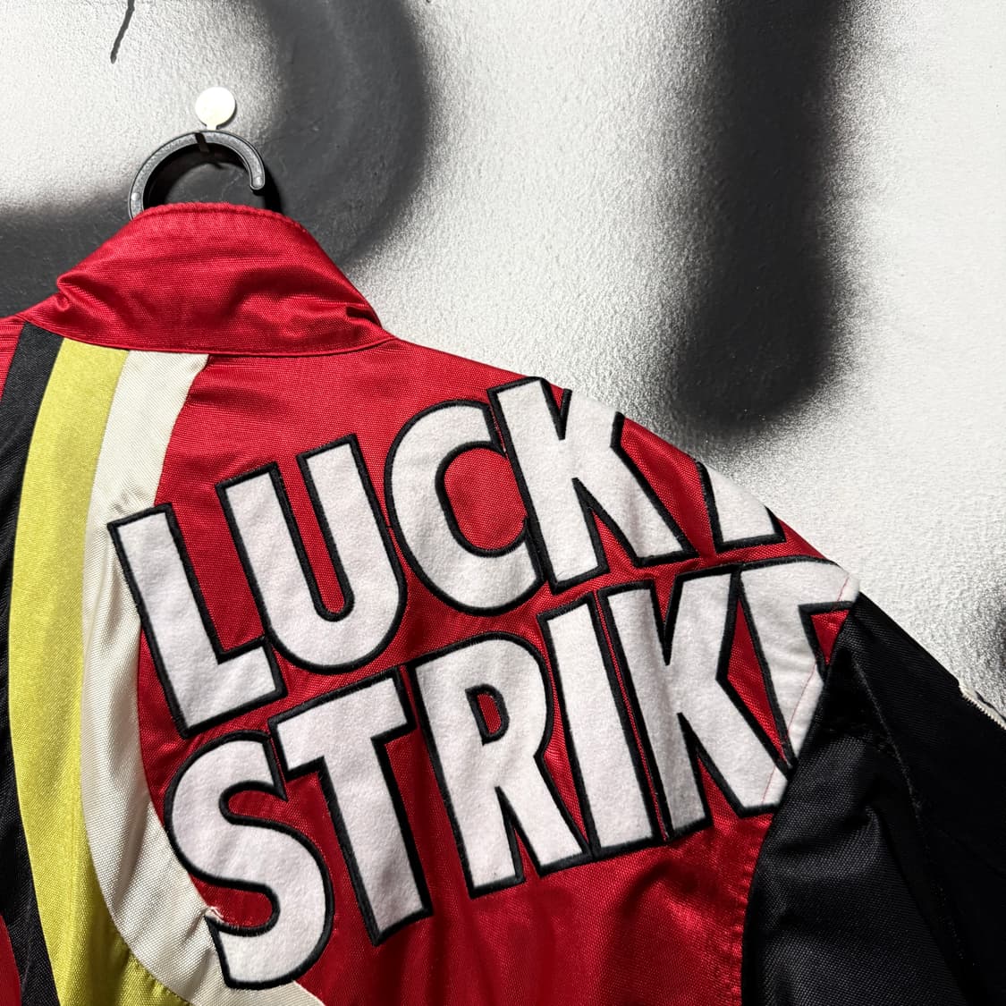 스즈키 올드스쿨 럭키스트라이크 스폰 멀티 패치 레이싱 자켓 상품이미지6