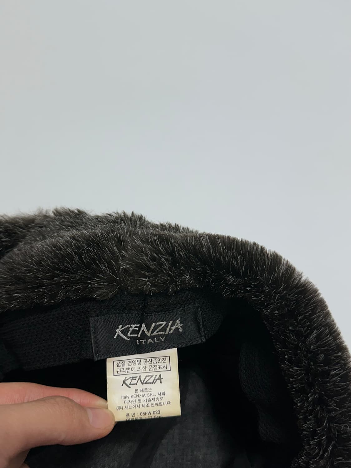 Kenzia italy 빈티지 울 코듀로이 트루퍼햇 이어플랩 귀도리모자 상품이미지9