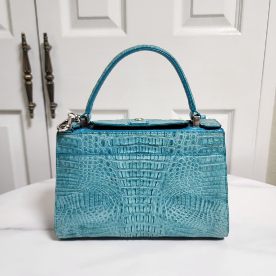 상태굿) 잘모이 악어 토트, 크로스백 상품이미지6