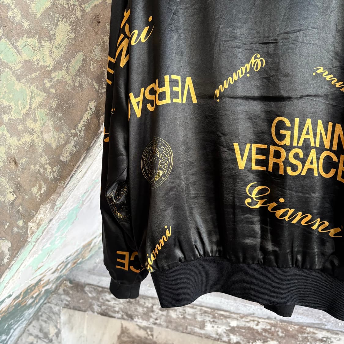 지아니 베르사체 진 꾸띄르 메두사 리버시블 실크 자켓 상품이미지6