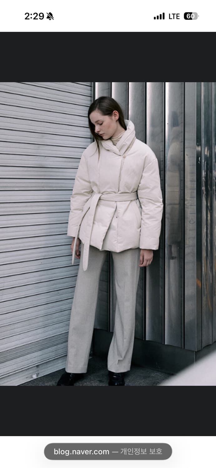 프론트로우 숄카라 구스 패딩  상품이미지2