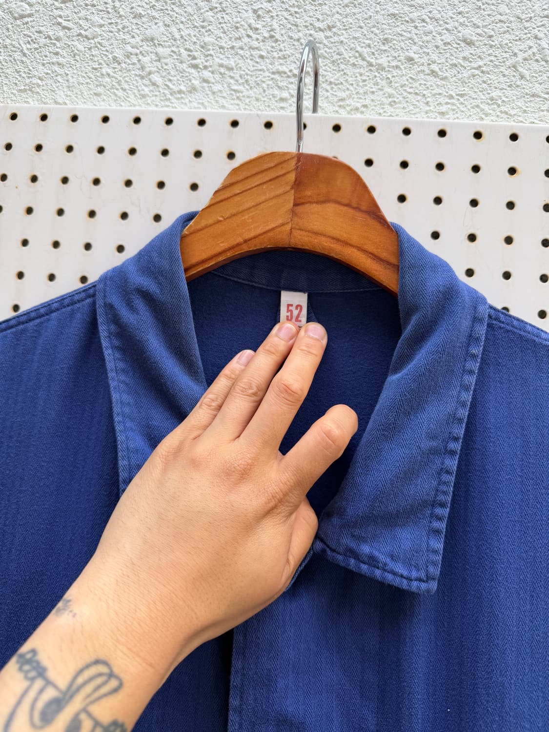 70s HBT OLD EURO ATELIER COAT 헤링본 프렌치샵코트 상품이미지6