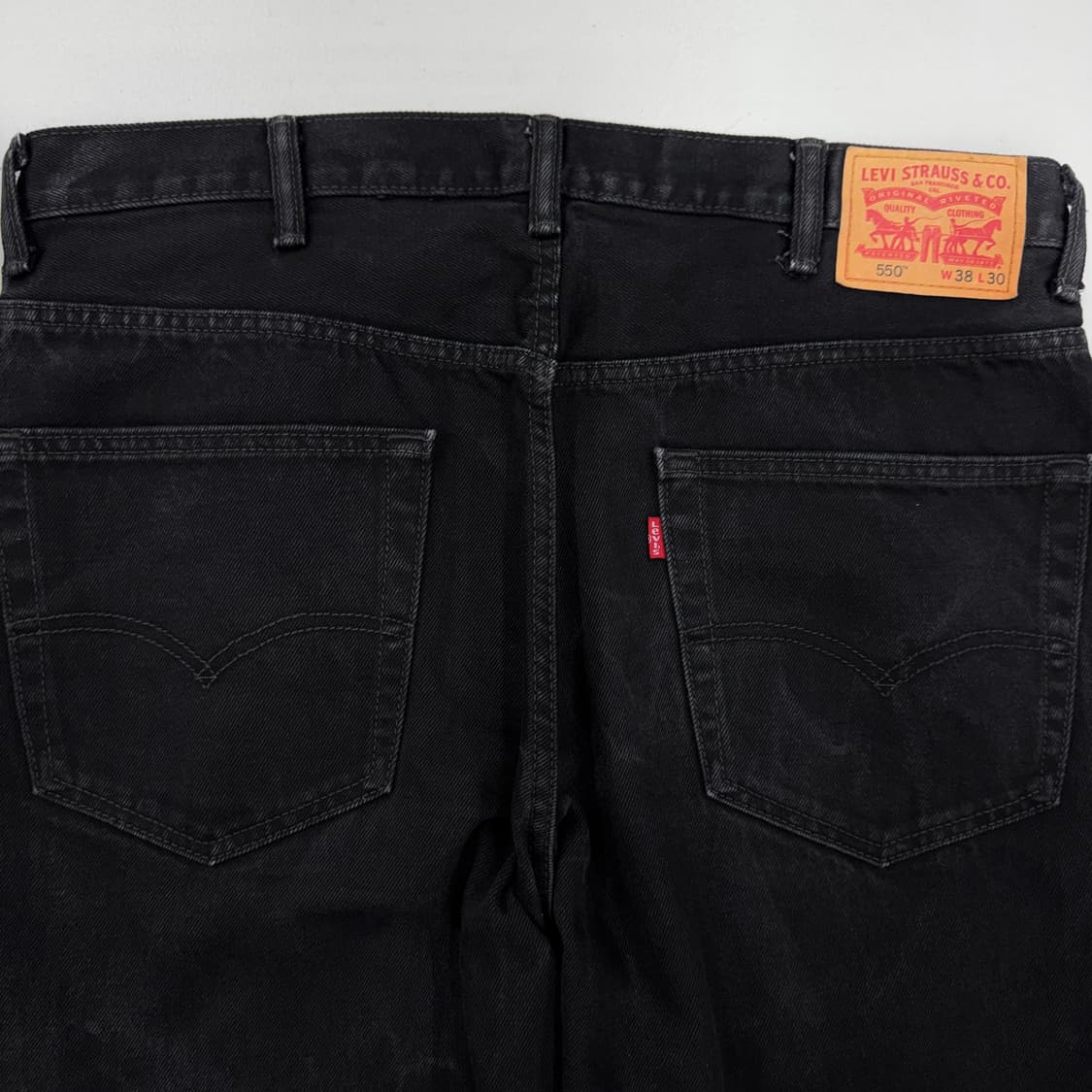리바이스 550 흑청 배기핏 데님팬츠 상품이미지6