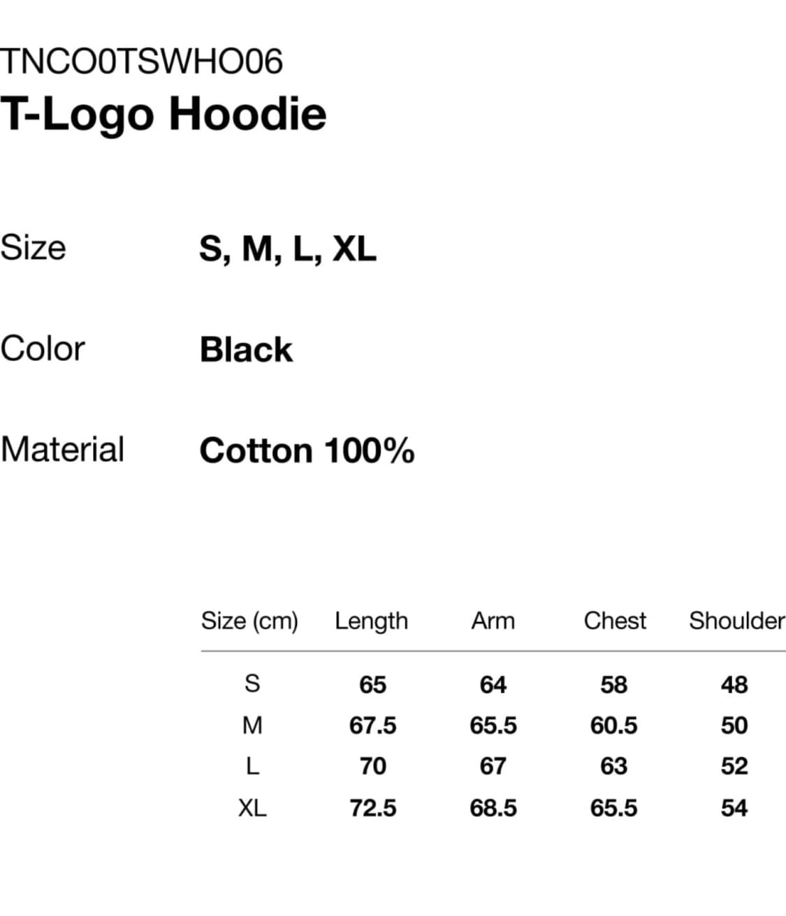 Thisisneverthat T-Logo Hoodie Black 상품이미지3