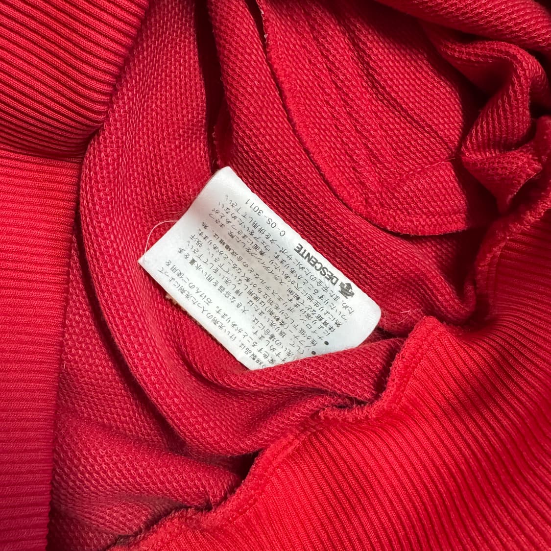 아디다스 빈티지 재팬 저지 레드 상품이미지4