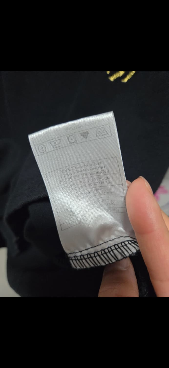 폴로 랄프로렌 남성 카라티 블랙 M택포 상품이미지5