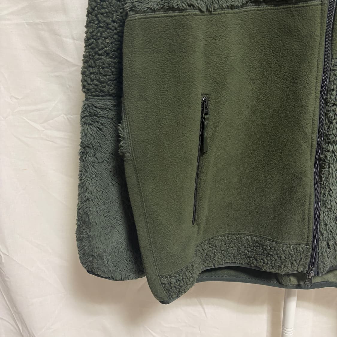 유니클로x엔지니어드 가먼츠 콜라보 플리스 집업 / 카키, XL 상품이미지6