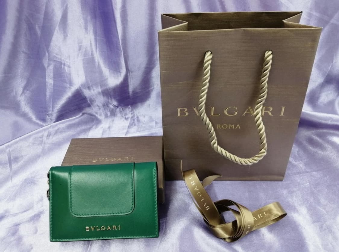 [정품] 불가리 세르펜티 포에버 그린 레더 카드지갑 (풀구성품) 상품이미지1