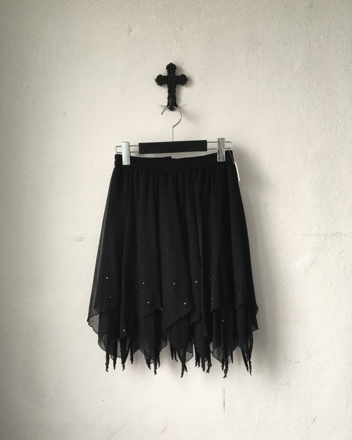 Cubic point unbalanced fairy mood skirt 상품이미지1