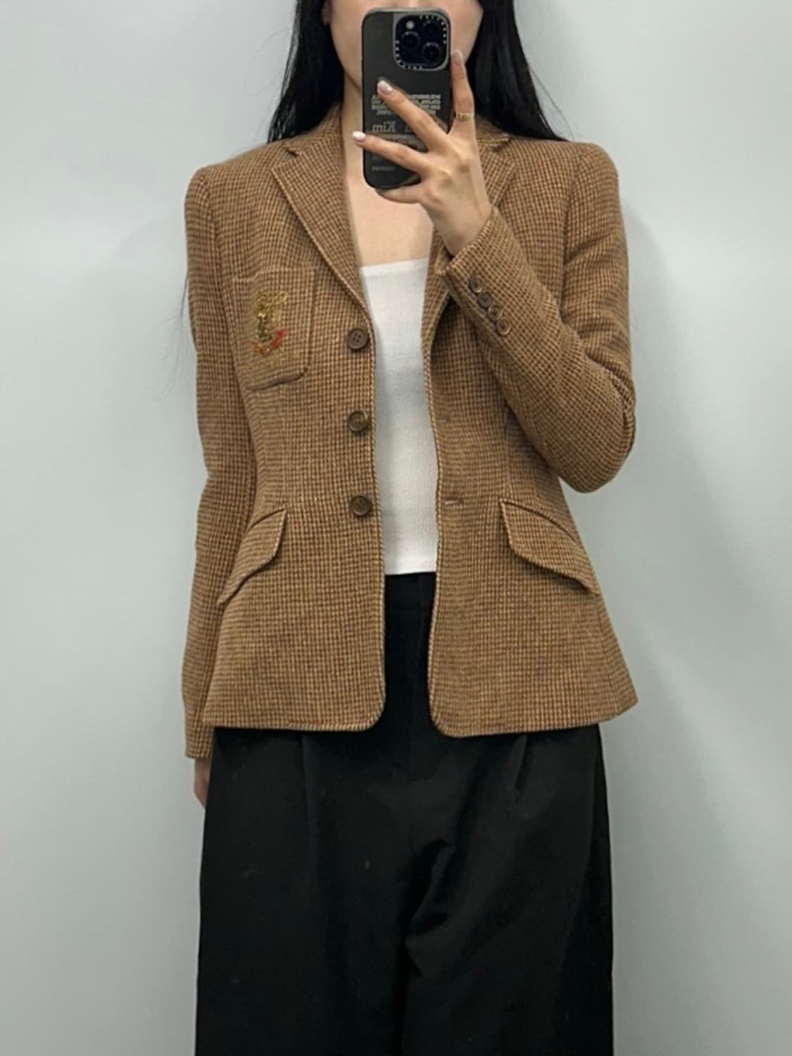 폴로 랄프로렌 RLC 하운드투스 울 블레이저 자켓 상품이미지2