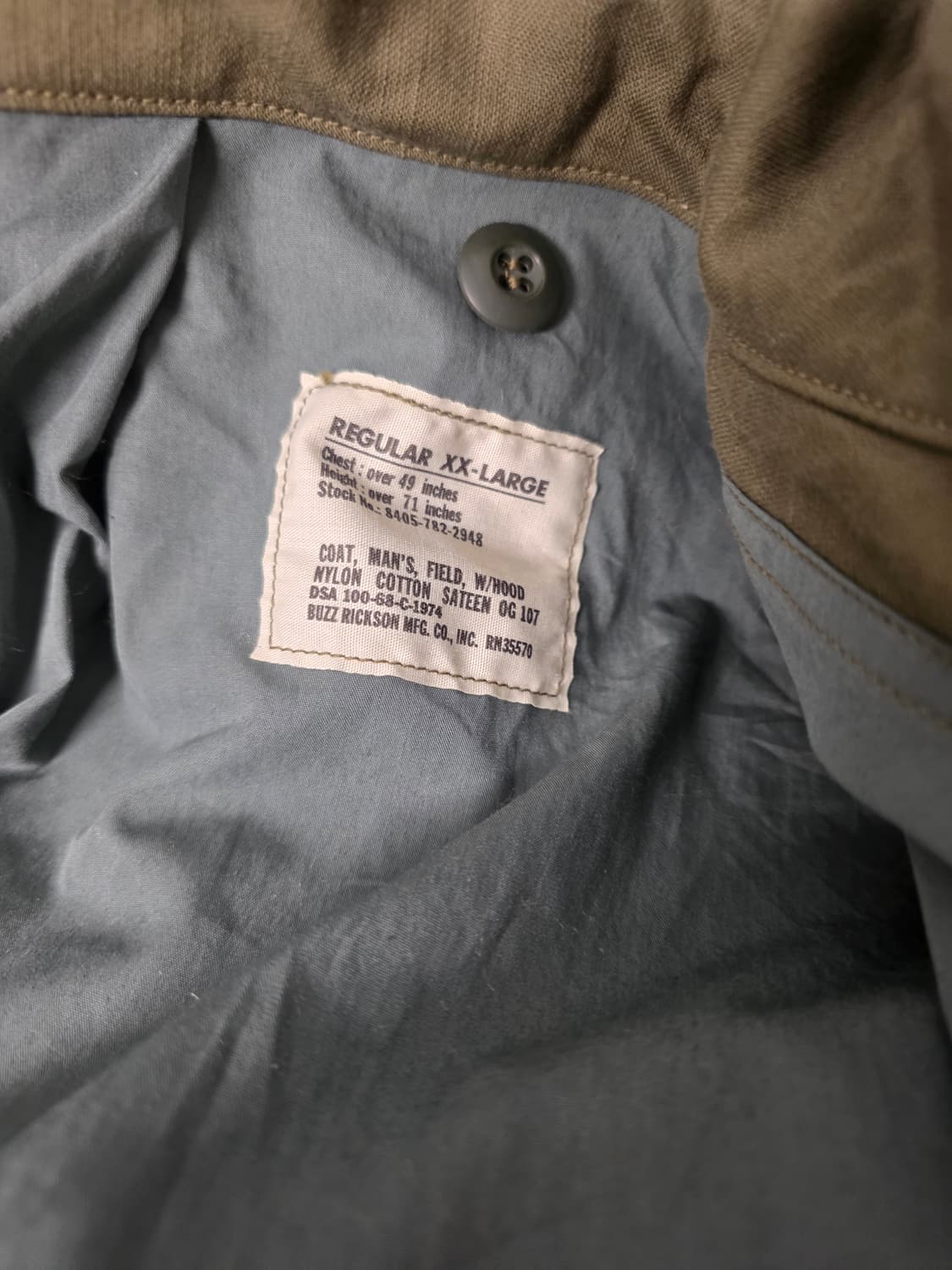 버즈릭슨 M65 필드자켓 새제풍 상품이미지2