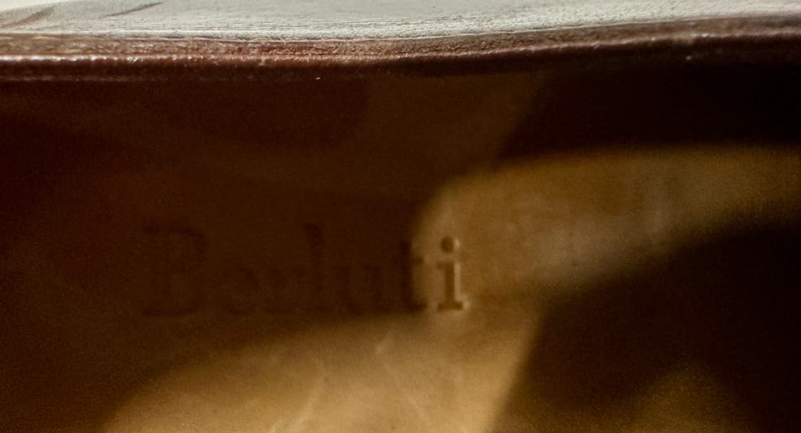 벨루티 브라운 카프스킨 레더 슈즈 8.5 상품이미지7