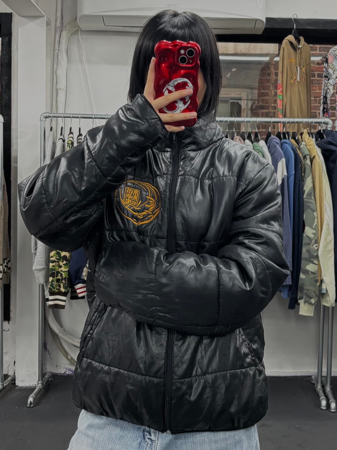 카라쿠리 타마시 오리엔탈 드래곤 패딩 상품이미지5