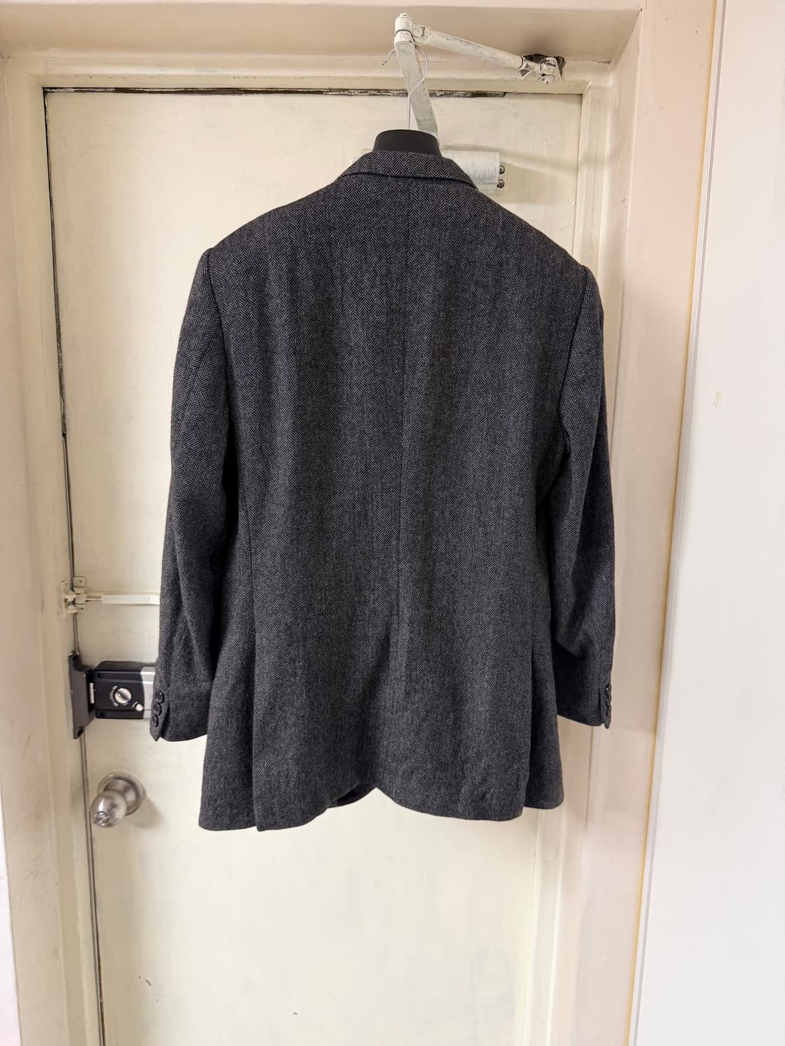 Crombie 캐시미어 100% 헤링본 트위드 자켓 상품이미지5