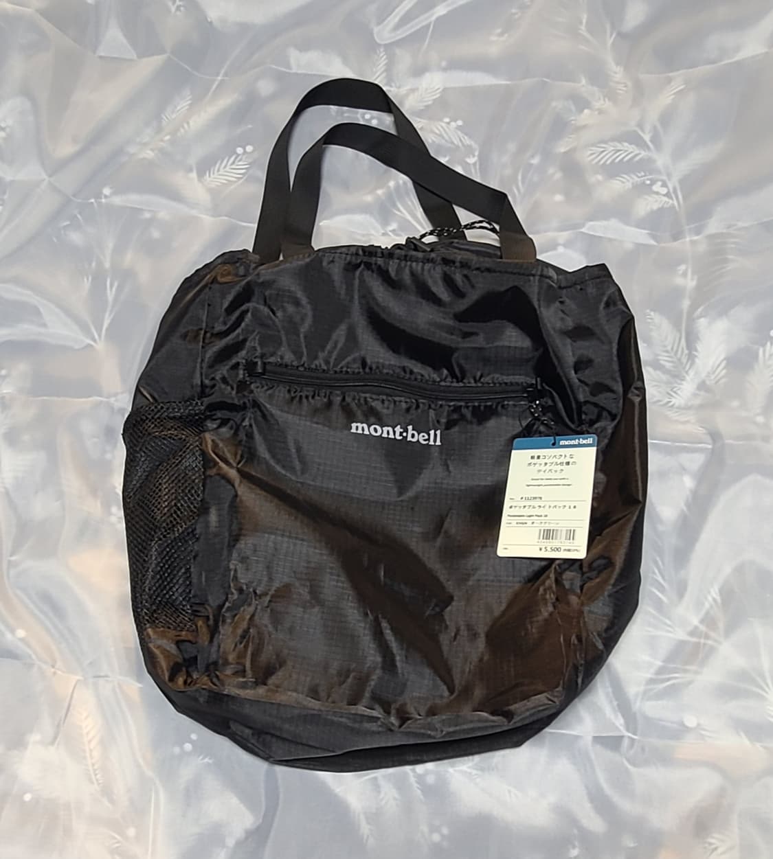(새제품) 몽벨 mont-bell 초경량 14L 토트백/ 에코백 가방 상품이미지5