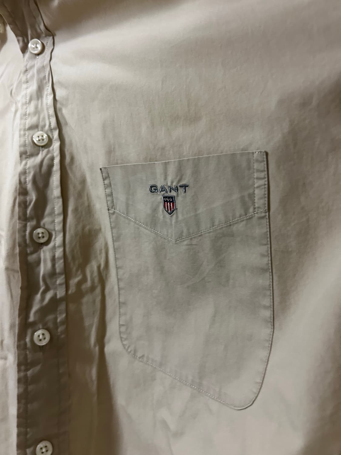 간트 베이지 반팔셔츠 상품이미지5