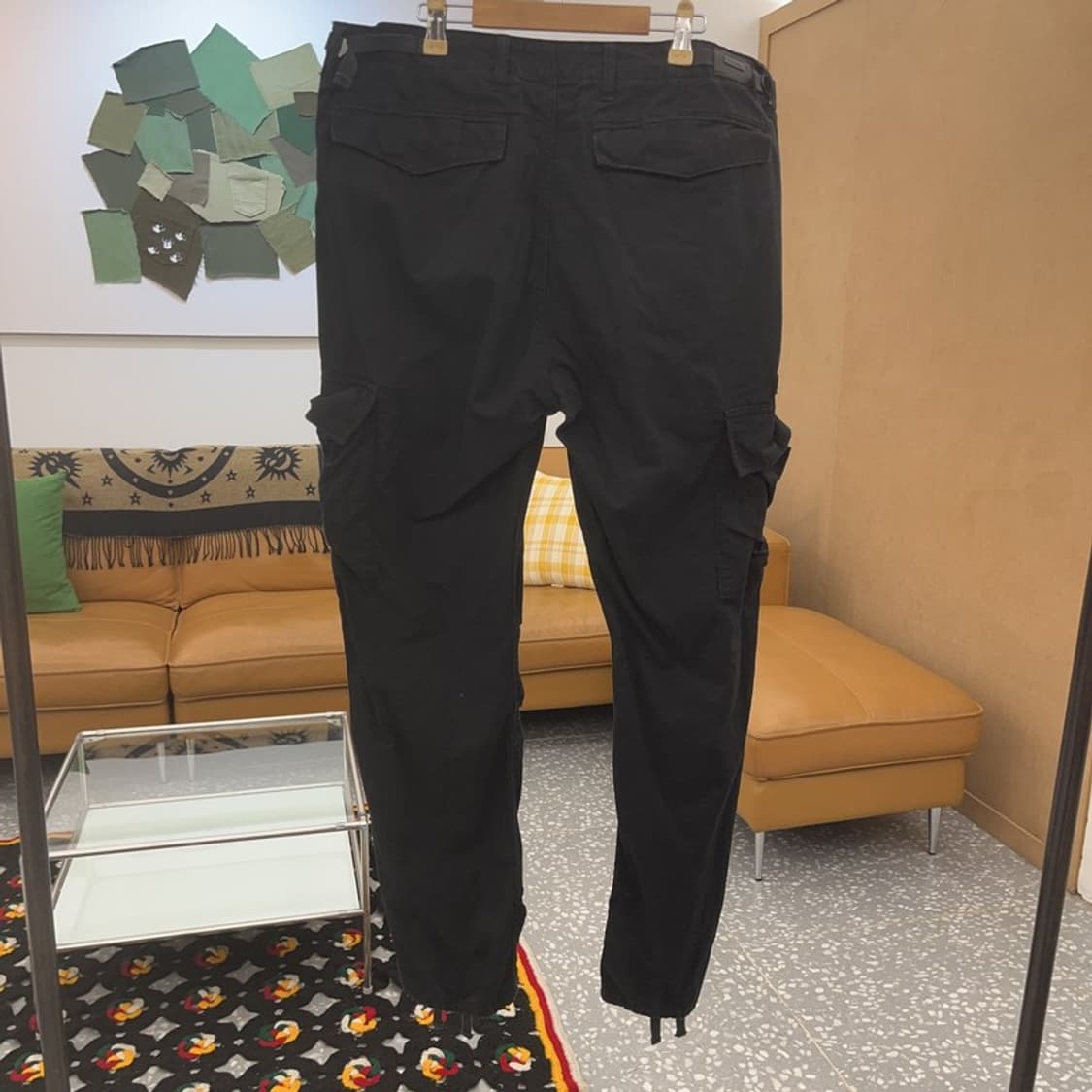 슈퍼드라이 빈티지 레트로 스트릿 힙합 카고팬츠 34인치 C08310 상품이미지4