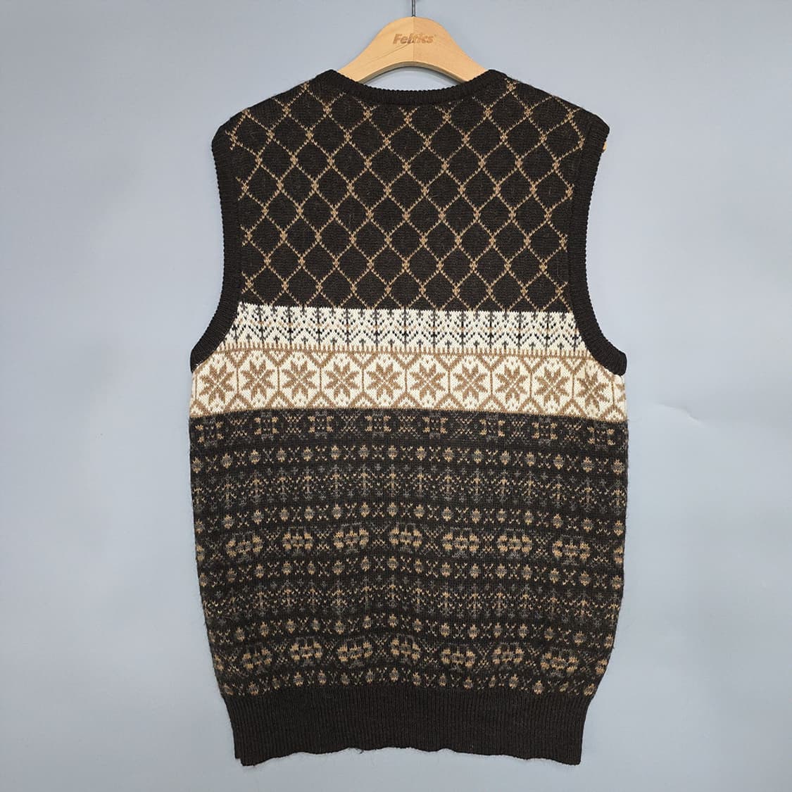 닥스(DAKS) 패턴 니트 베스트 100 상품이미지3