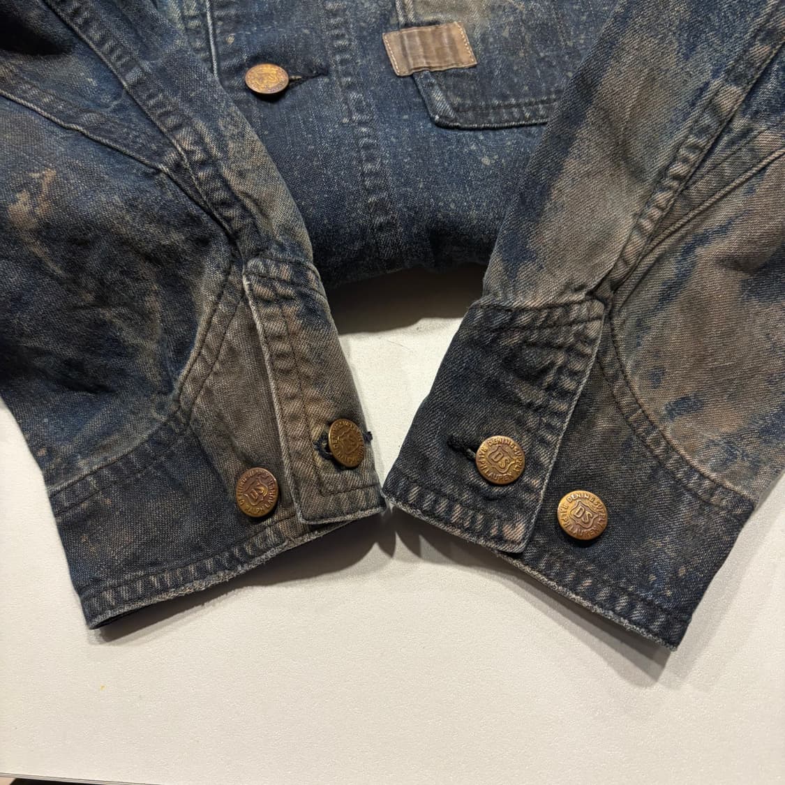 [S] 폴로 데님앤서플라이 워싱 포켓 데님 워크 자켓 D441 상품이미지7