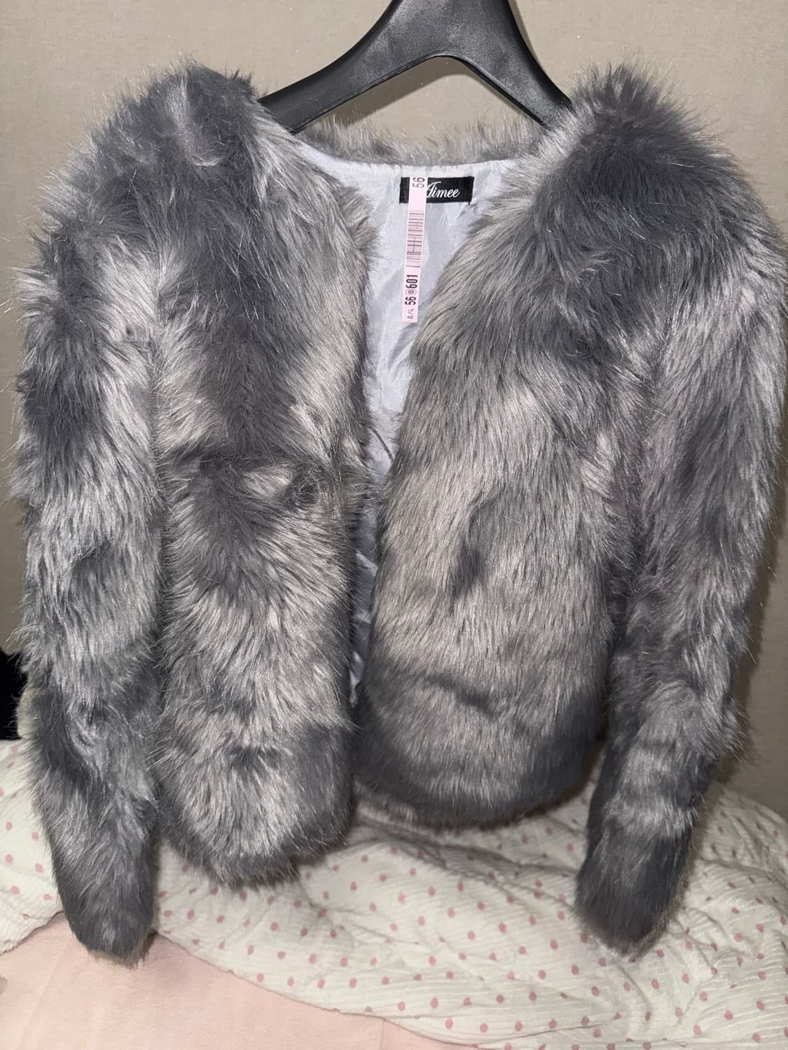 오도어 퍼 자켓 윈터그레이 애즈온보헤미안서울오호스쓰리타임즈갸루 상품이미지3