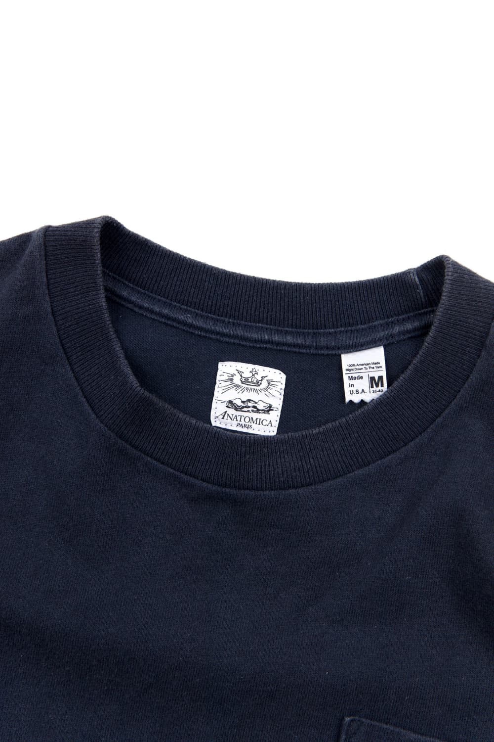 Anatomica 원포켓 하프티셔츠 네이비 상품이미지5