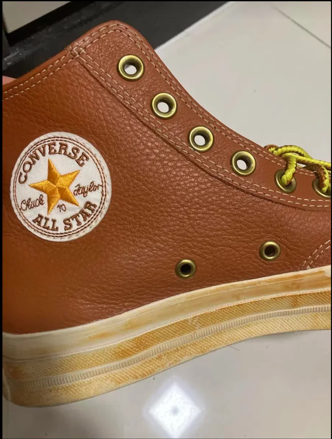 컨버스 척70 빈티지 레더 워크웨어 앤티크 세피아 270 상품이미지2