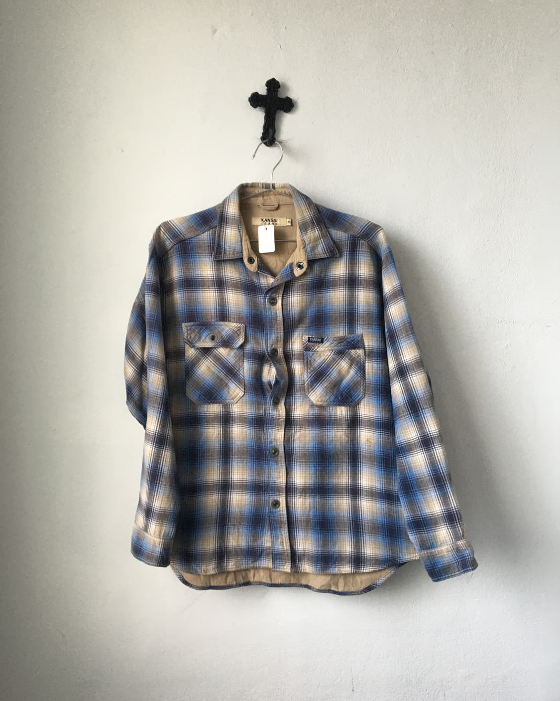 Kansai jeans check pattern shirt 상품이미지2