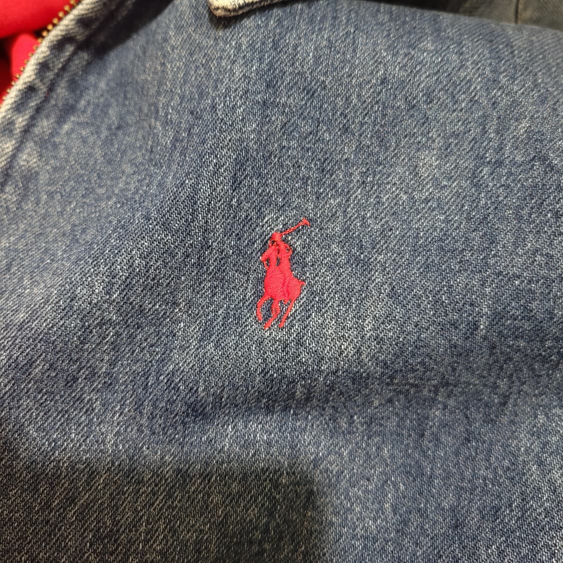 폴로랄프로렌 80s 일본판 데님 스윙탑 M 상품이미지5