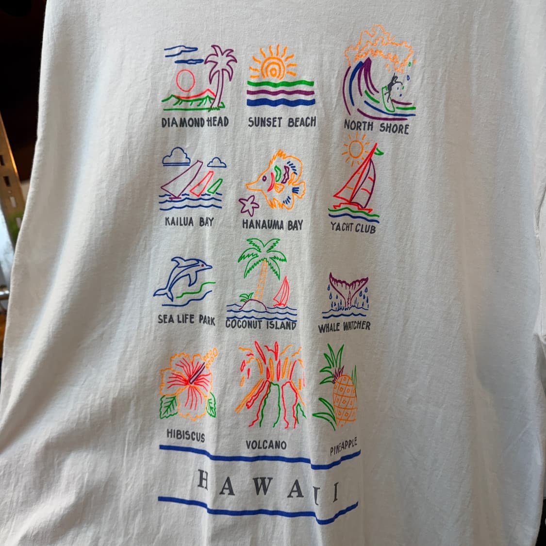 90s 하와이 명소 특산물 싱글스티치 미국빈티지 xl 상품이미지2