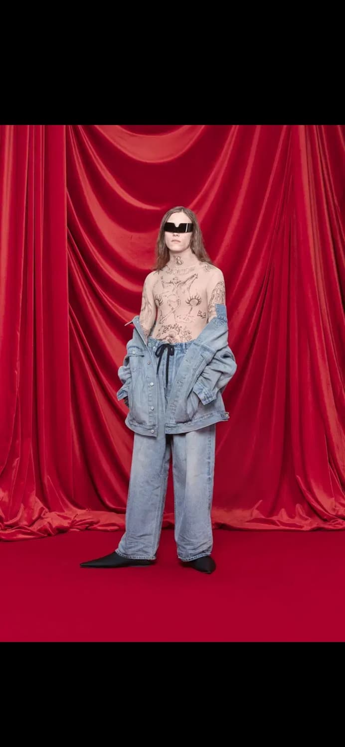 발렌시아가 24여름 배기 팬츠 XS사이즈 상품이미지7