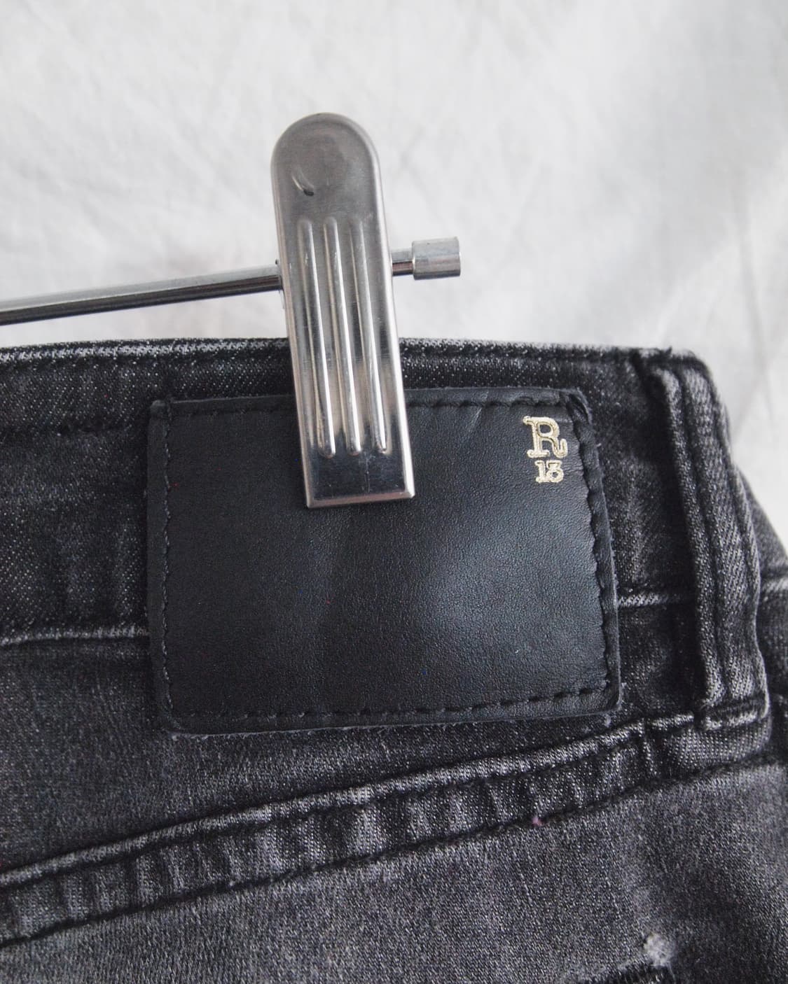 R13 초기 로우라이즈 바이커데님 상품이미지5