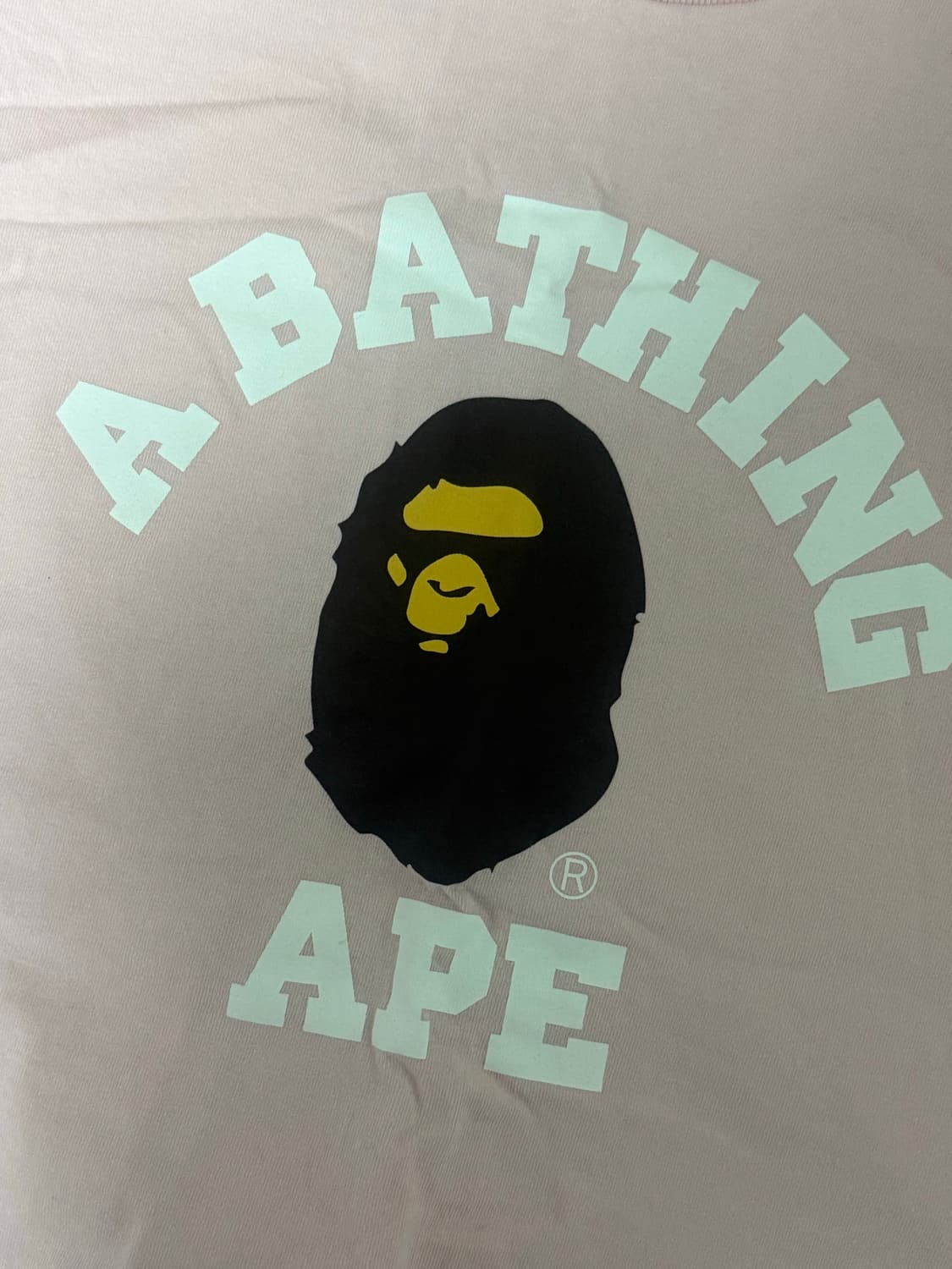 베이프 핑크 반팔 상품이미지2