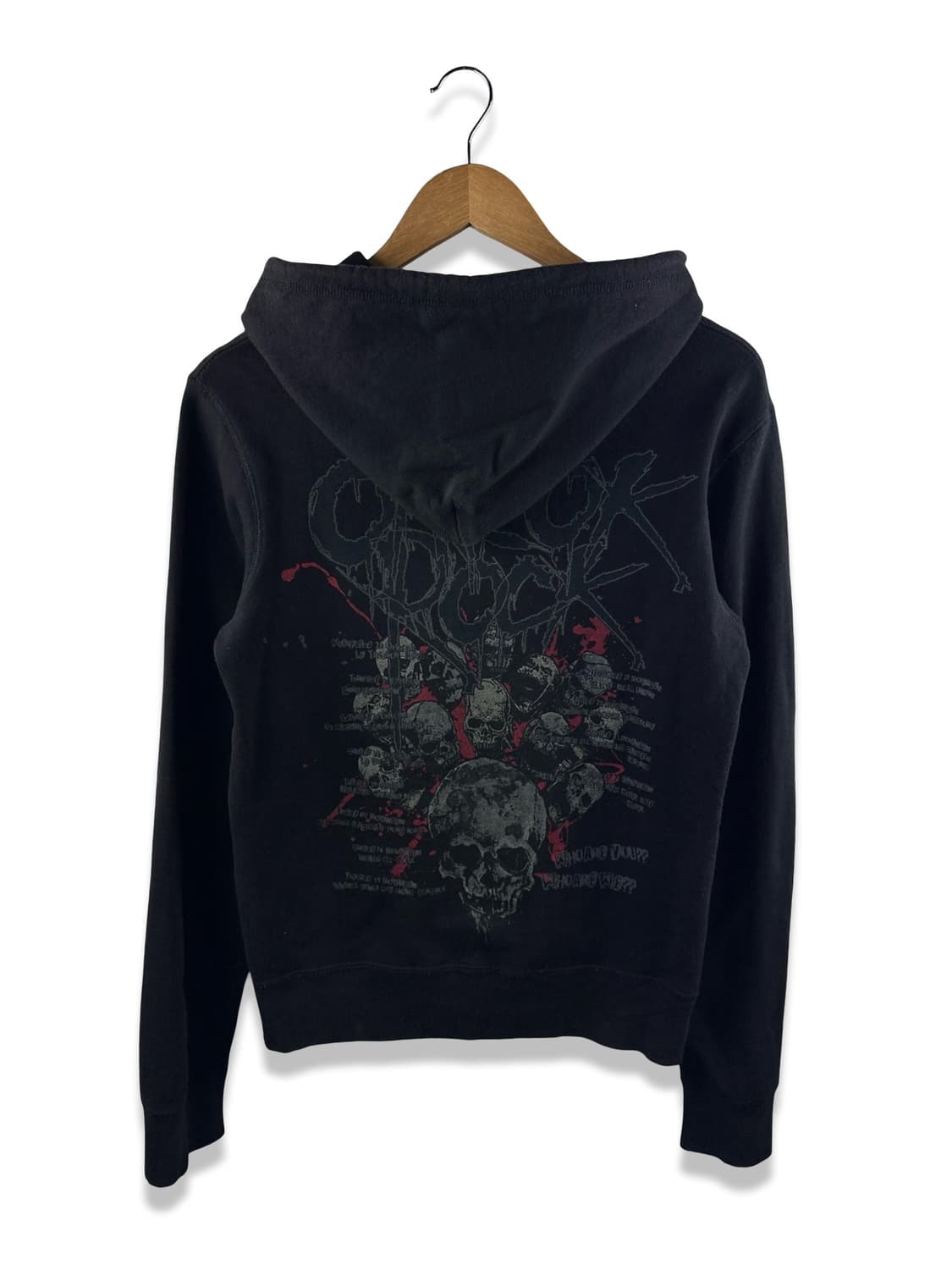 JPN ONE OK ROCK 스컬 백프린팅 슬림후드집업2029 상품이미지1