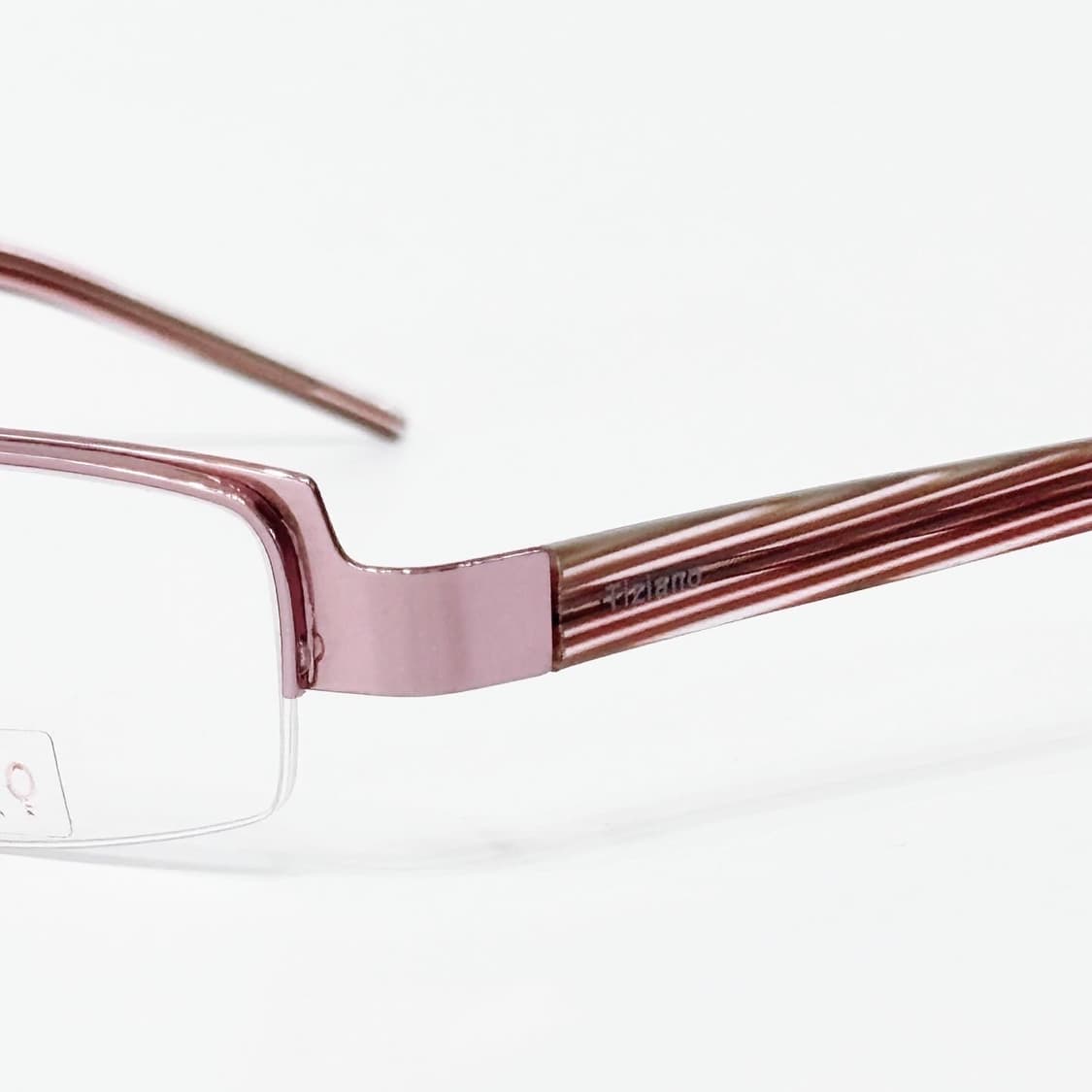 키지클럽 TIZIANO 핑크 메탈 데드스탁 빈티지안경 상품이미지2