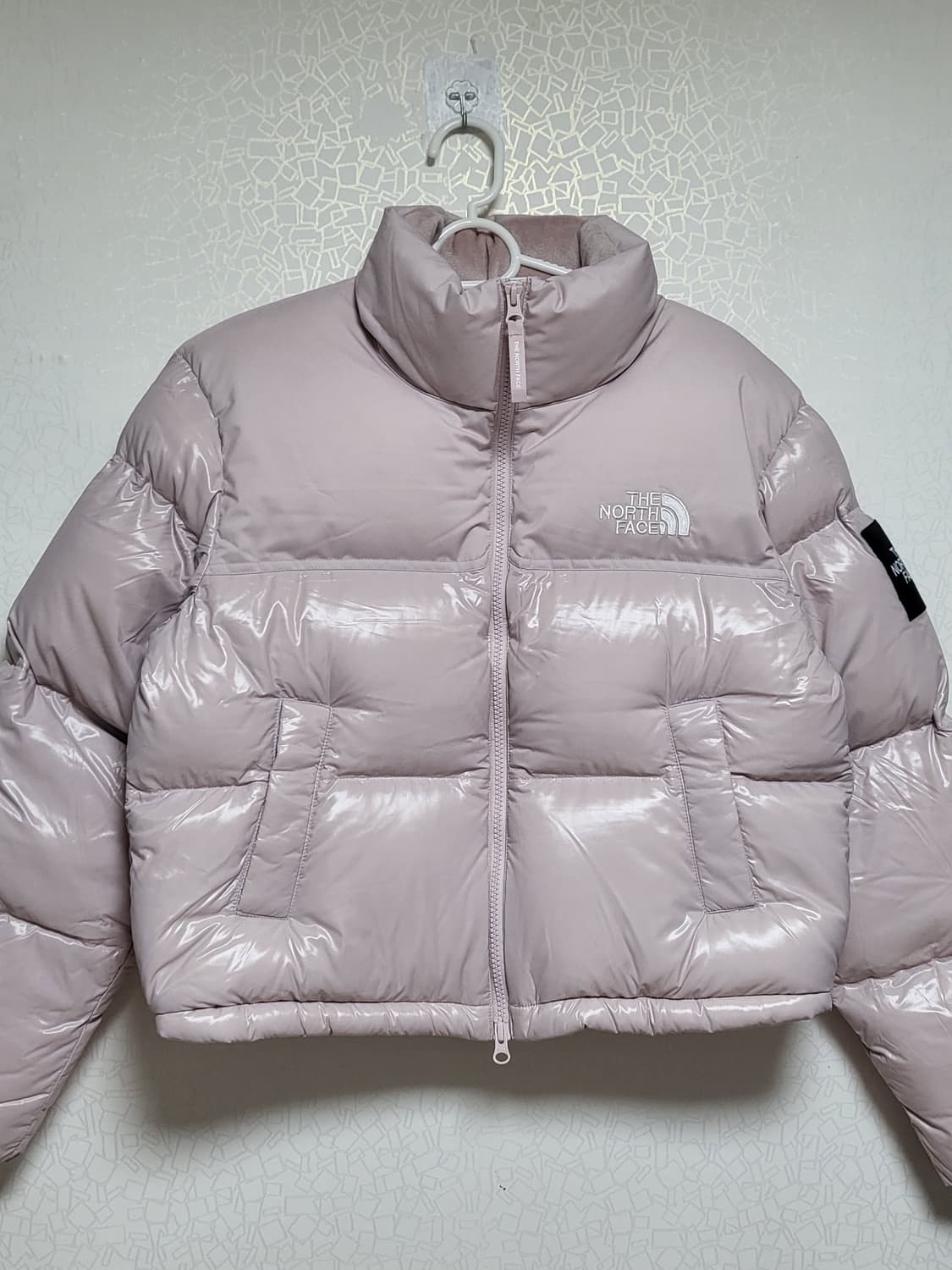 노스페이스 화이트 라벨 눕시 라이트 핑크 S 급처 상품이미지1