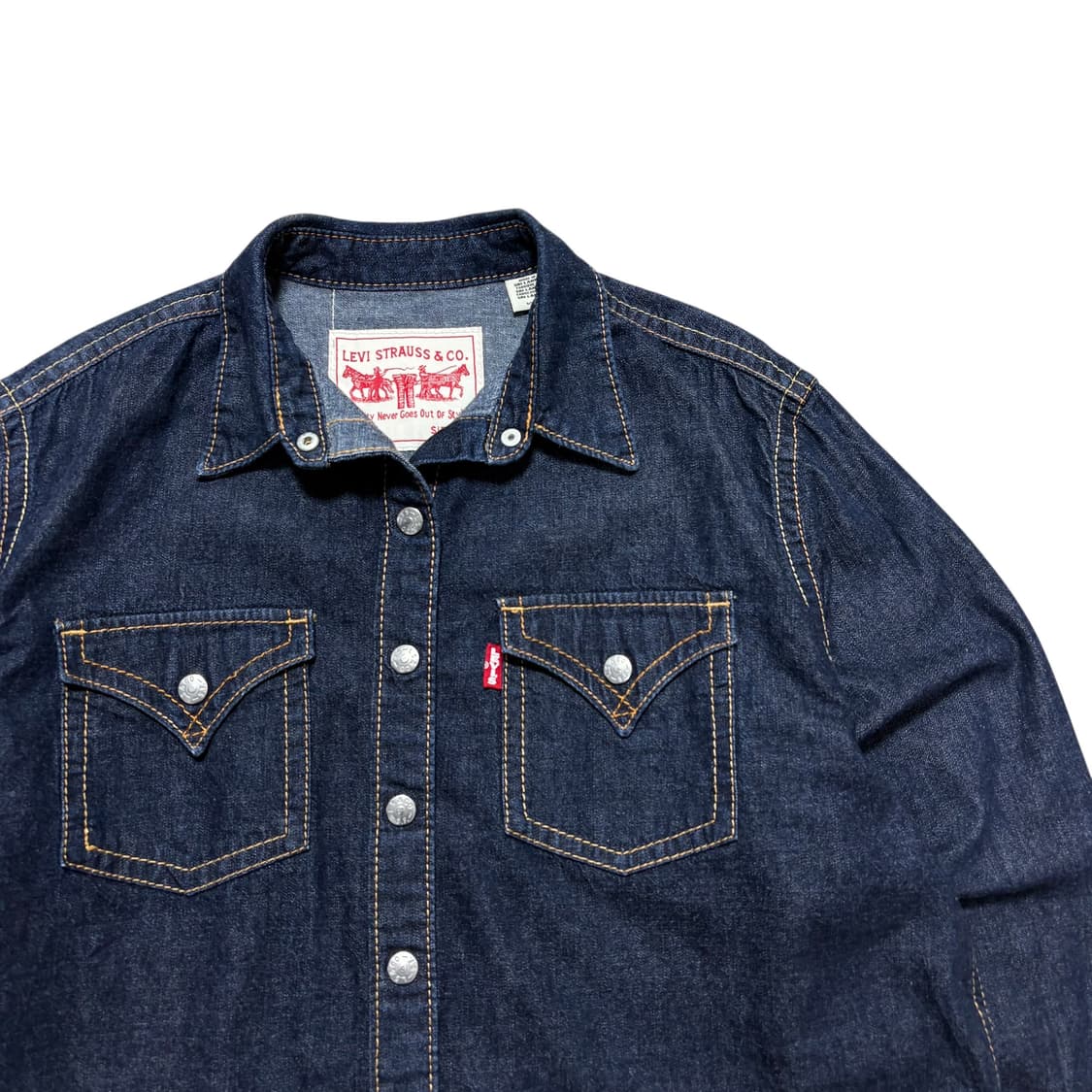 리바이스 엔진 데님셔츠 상품이미지2