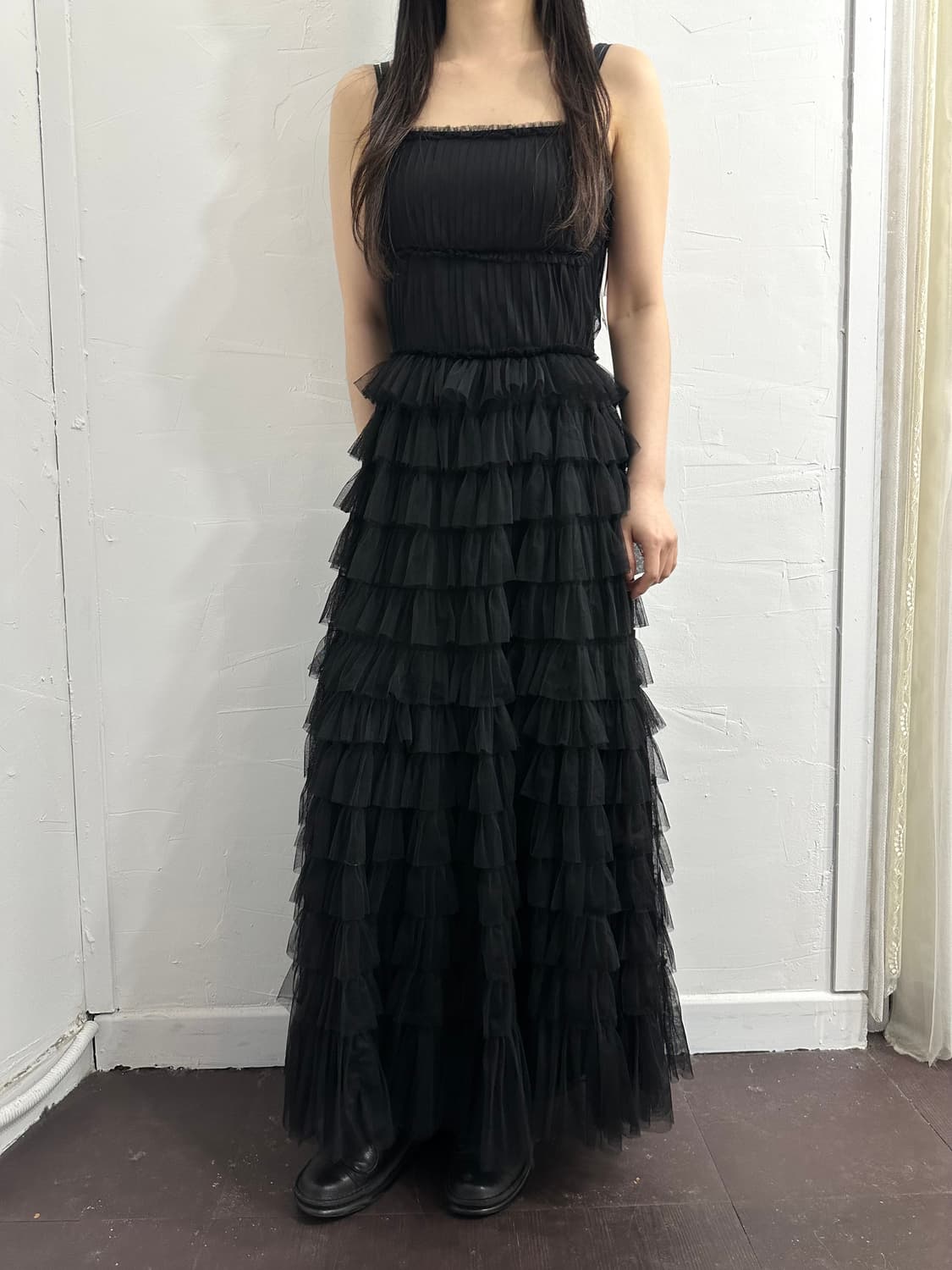 fray i.d sha layered dress 상품이미지1