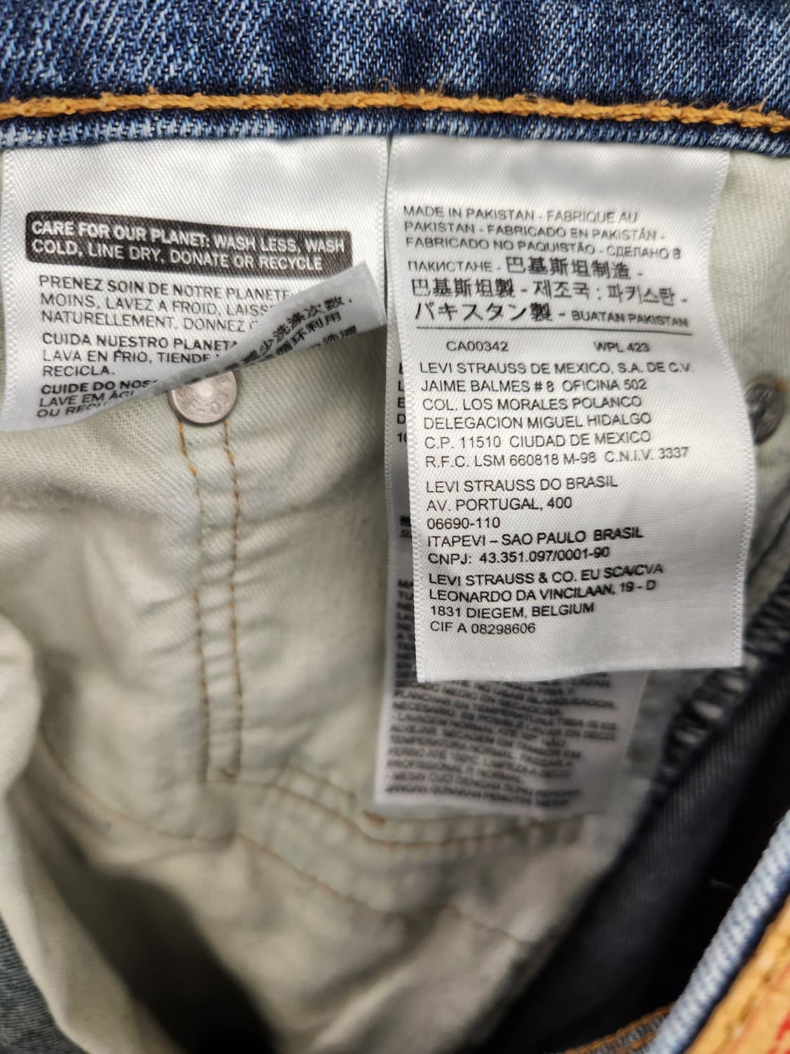리바이스 511 LEVI'S 청바지 중청 W33/L32 상품이미지7