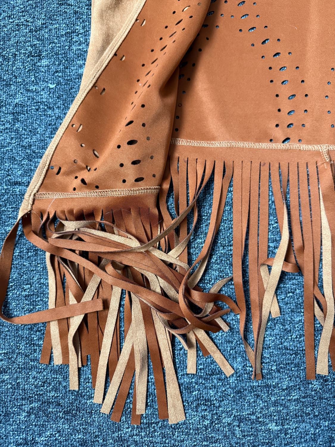 빈티지 프린지 펀칭 베스트 상품이미지3