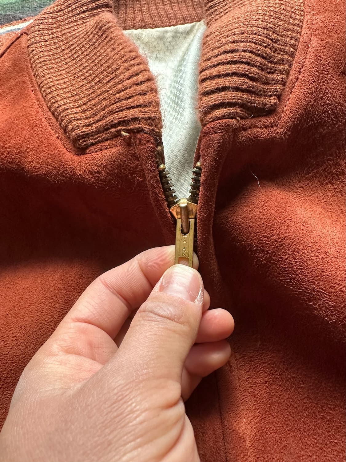 60s USA Deer Skin Suede Leather Jacket 상품이미지4