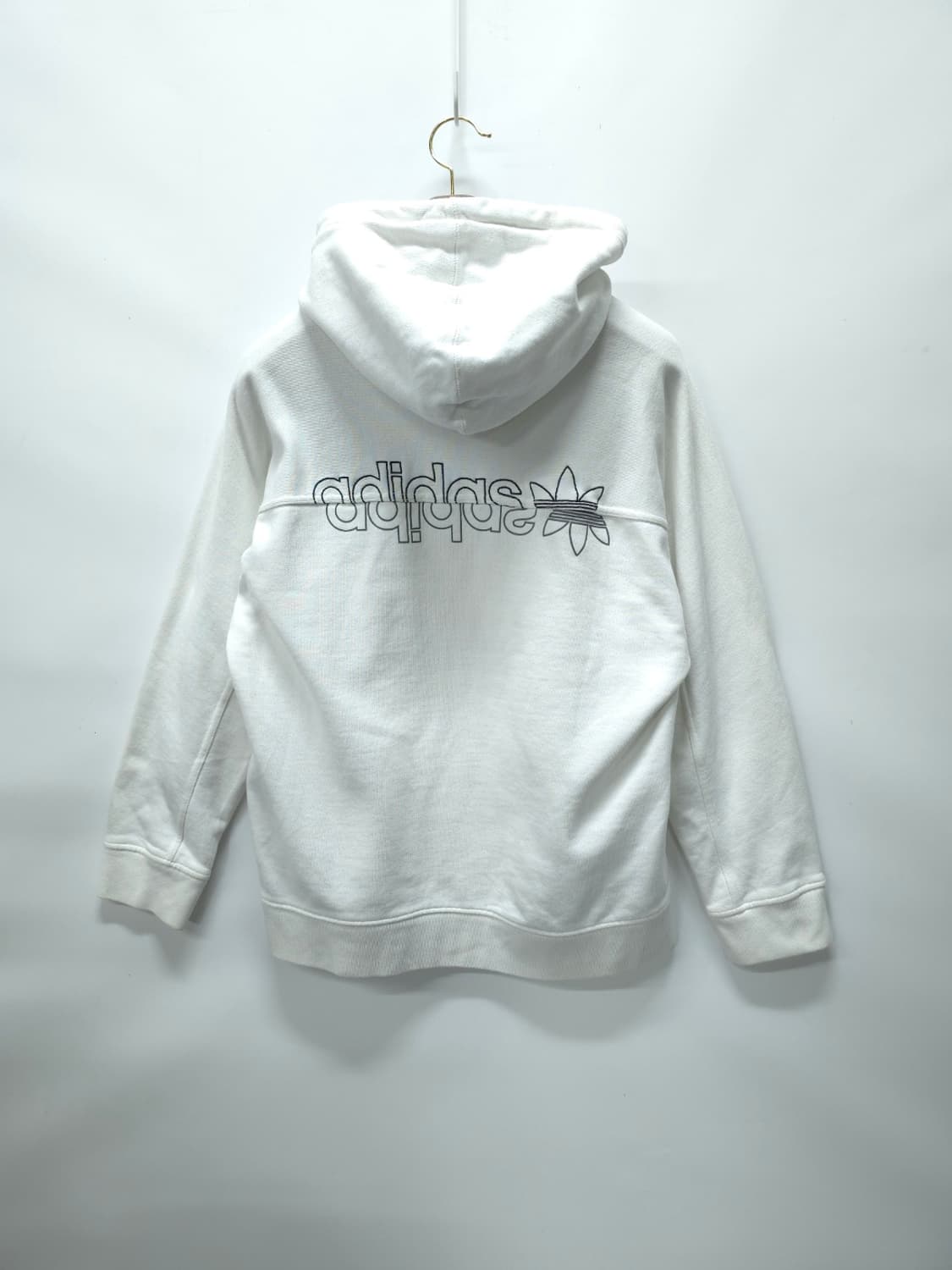 아디다스 남성 화이트 블랙 라인 후드티(105) 상품이미지7