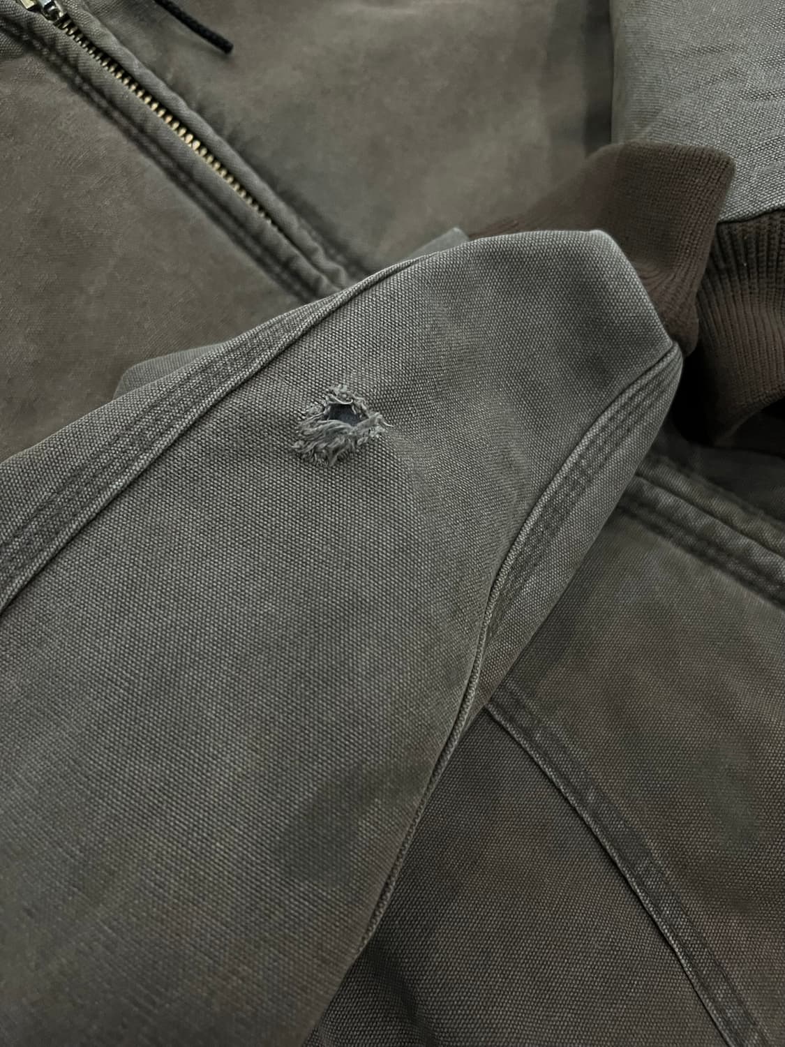 (L) 칼하트 덕 액티브 후드자켓 J68 CHT 체스트넛 상품이미지7