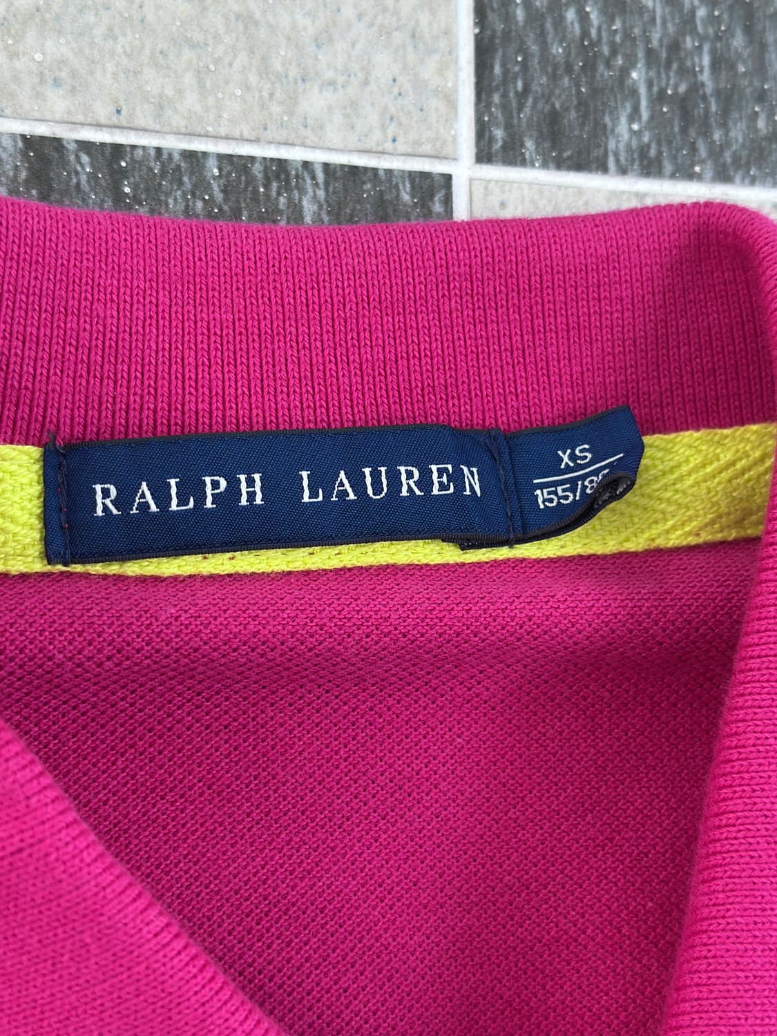 랄프로렌 핫핑크 빅포니 카라티셔츠  상품이미지4