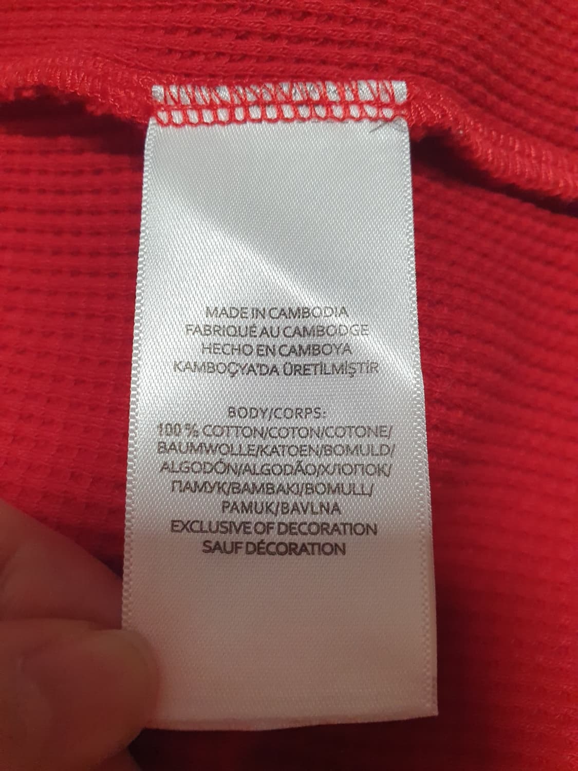 폴로랄프로렌 와플 니트 크루넥 롱슬리브 레드 L 상품이미지7