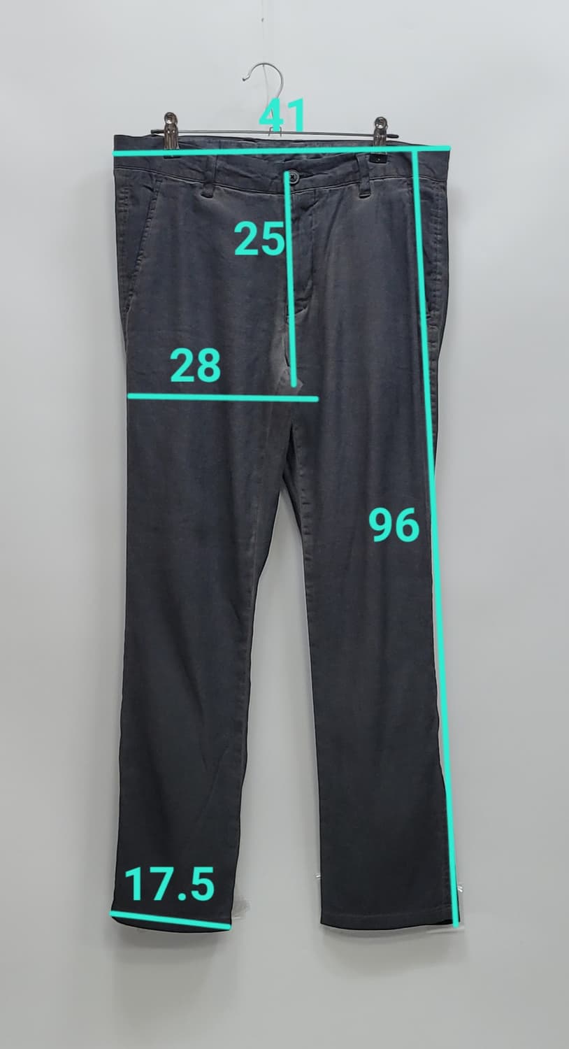 Series 시리즈테이퍼 가먼트다잉 치노 팬츠 / 남 78 GYX
 상품이미지10