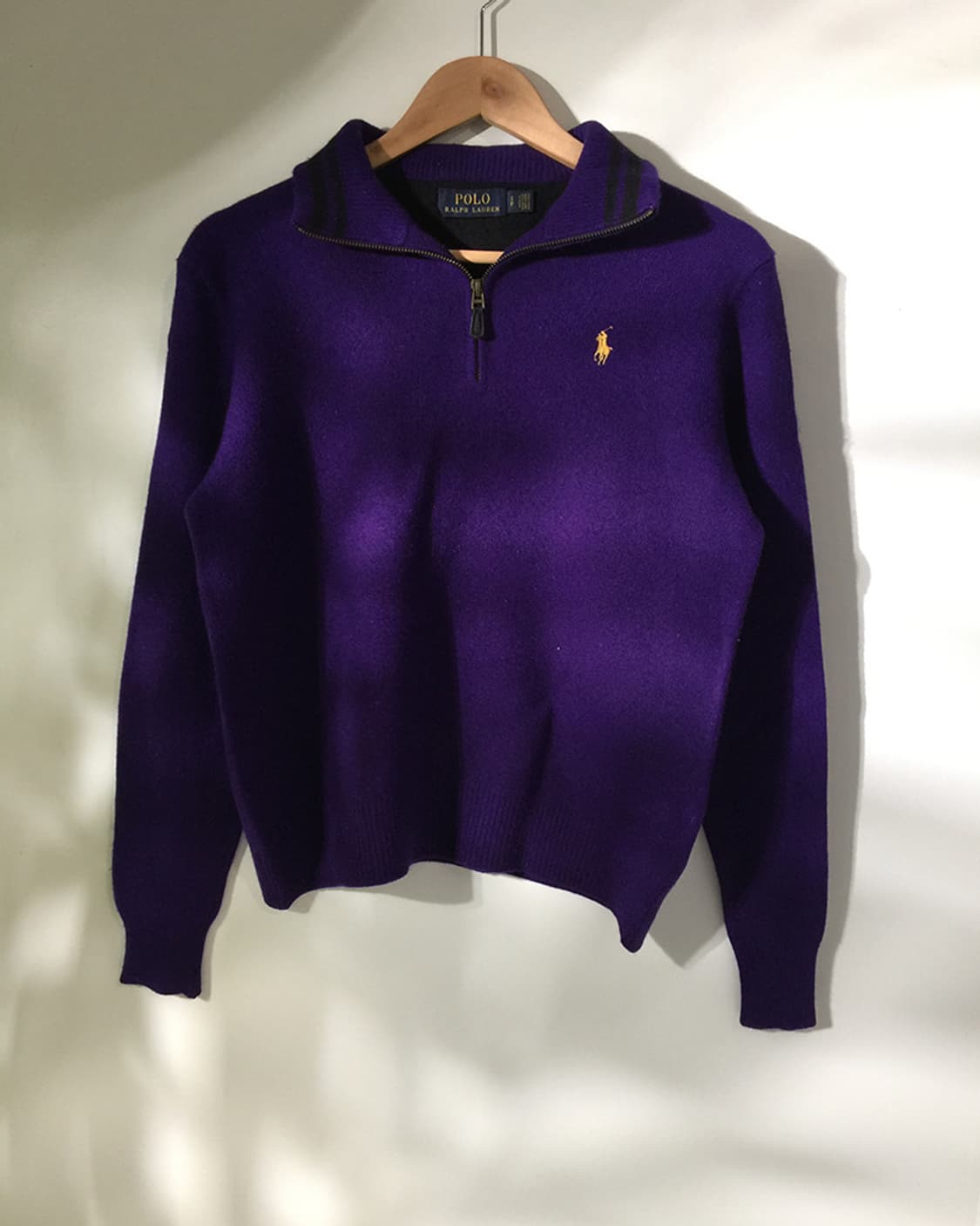 (WOMAN) 폴로랄프로렌 반집업 니트 L  상품이미지5