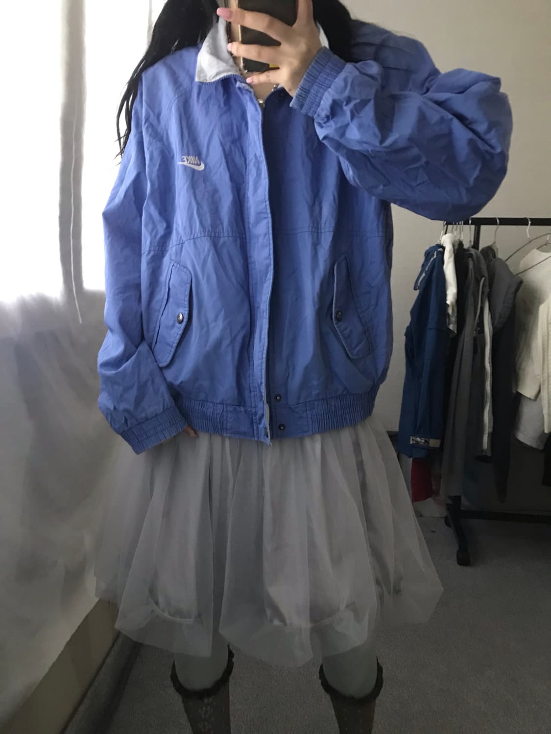 나이키 연하늘 바람막이 상품이미지4
