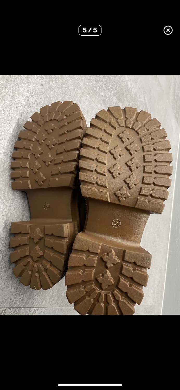 빈티지 하이탑 단추 통굽부츠 A3464 상품이미지5