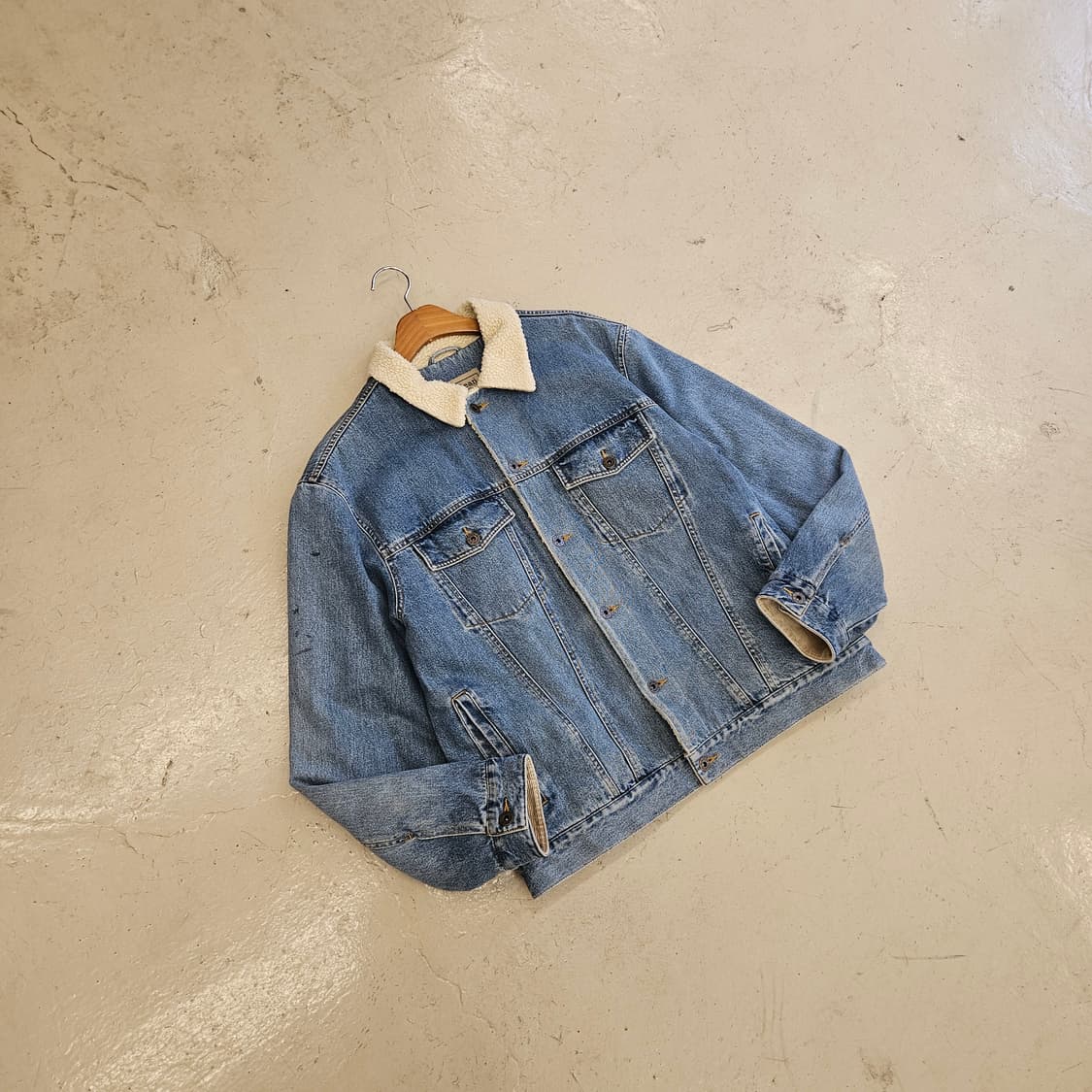 L.L.BEAN 엘엘빈 쉐르파자켓 청자켓 데님자켓 코듀로이 XL 구제 상품이미지1