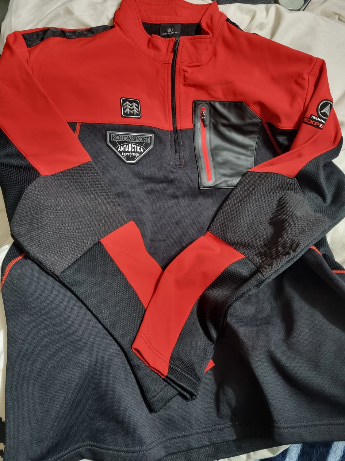 코오롱 안타티카 하프집업 등산복상의 상품이미지1